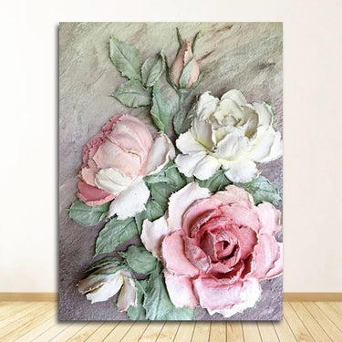 Elegant Scandinavian Flower Canvas Art - InspiredGrabs.com